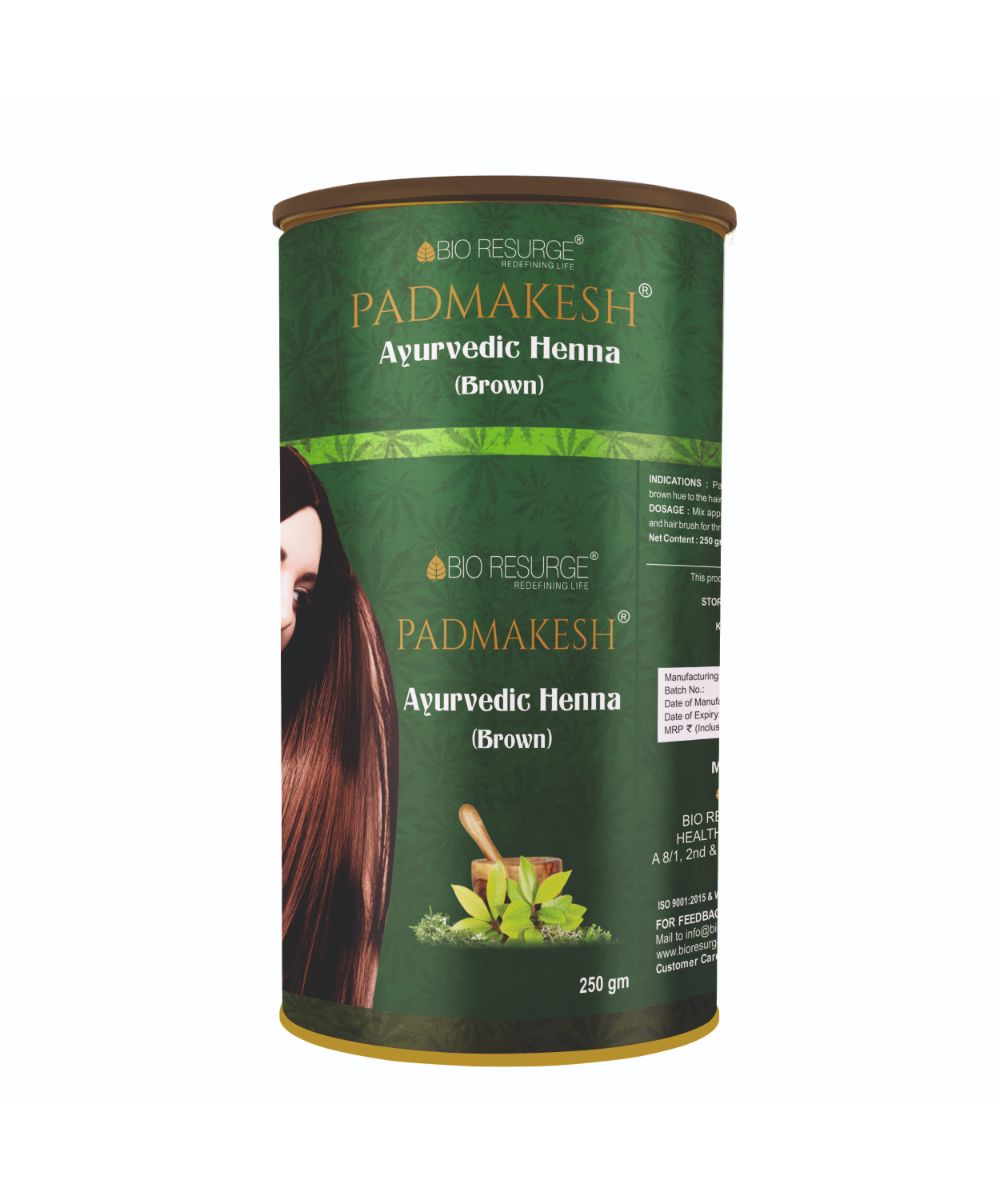 Bio Resurge Natural Henna Hair Dye - 250 gms