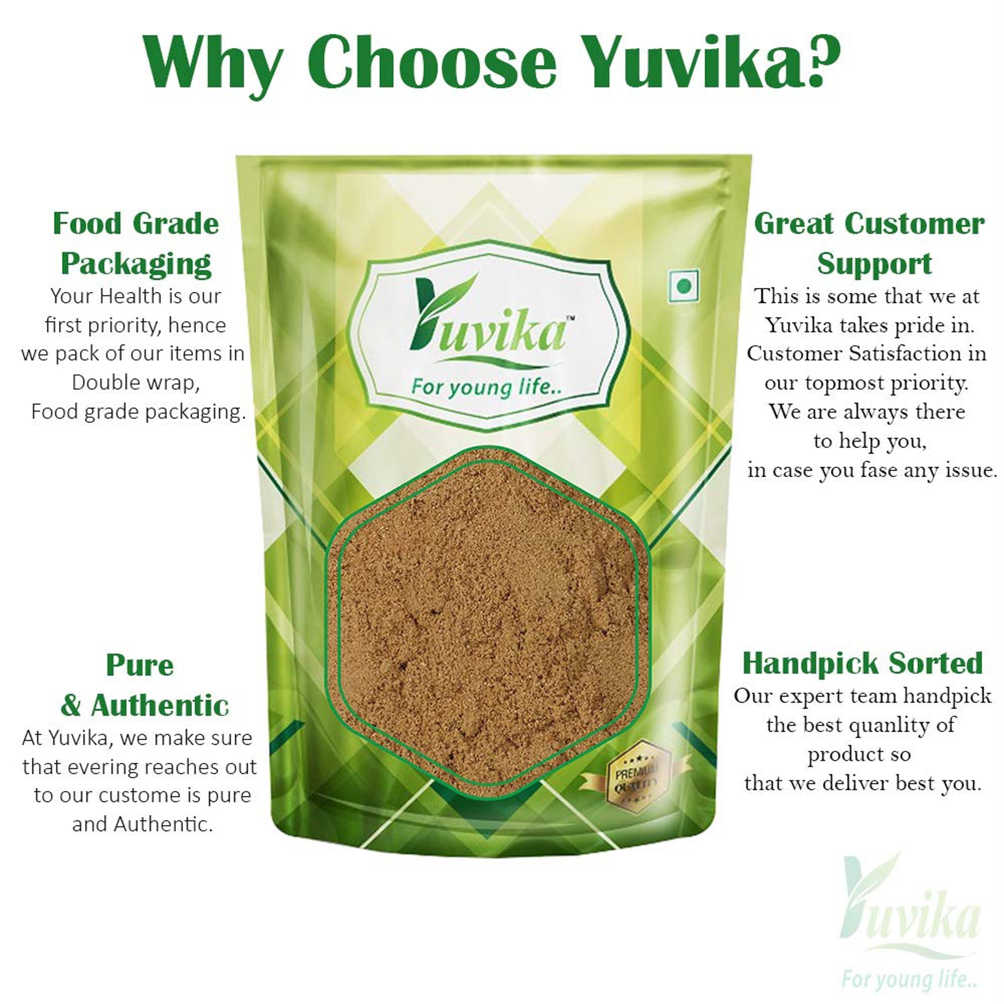 Yuvika Karela Powder - Momordica Charantia - Bitter Gourd Powder
