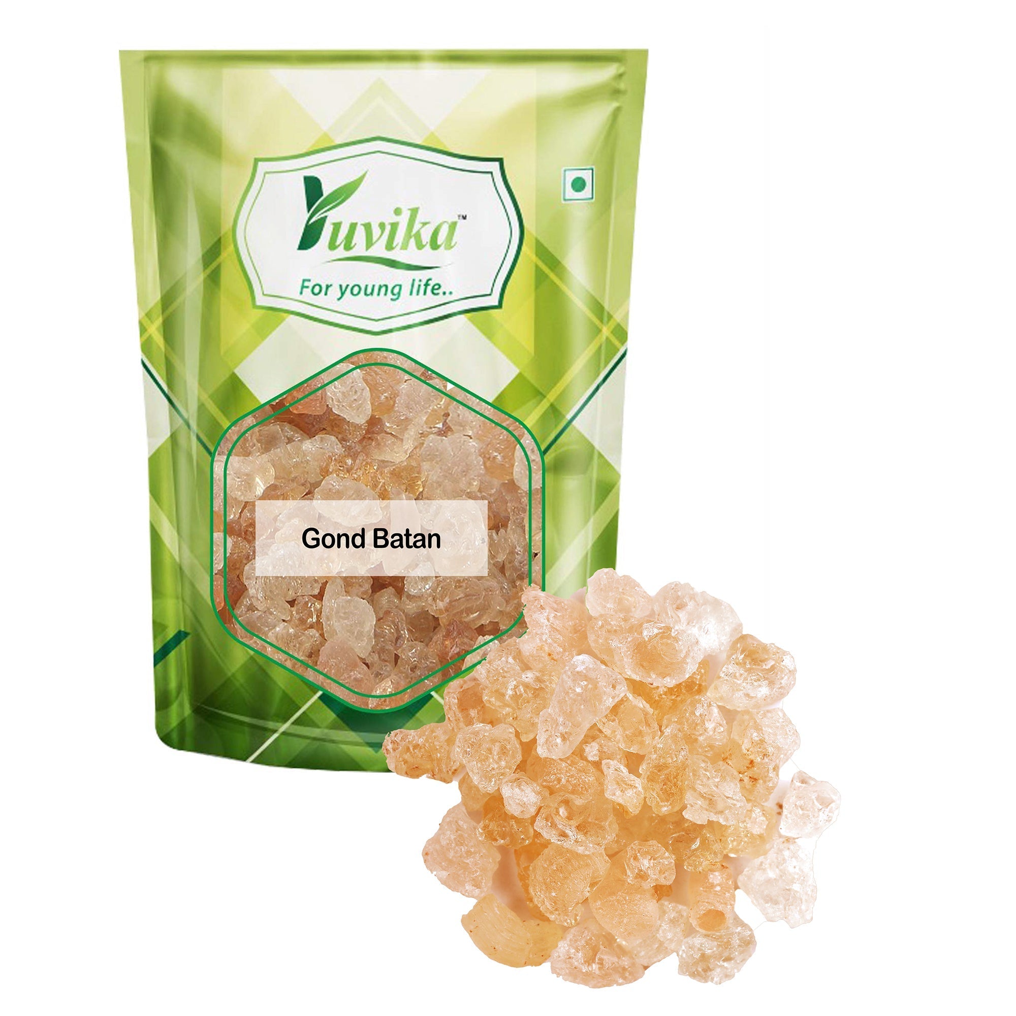 Yuvika Gond Batan - Gond Ladoo - Acacia Arabica Wild - Arabic Gum