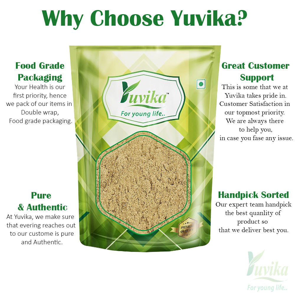 Yuvika Bel Patta Powder - Bel Patra Powder - Bilva Bel Leaf - Aegle Marmelos Powder