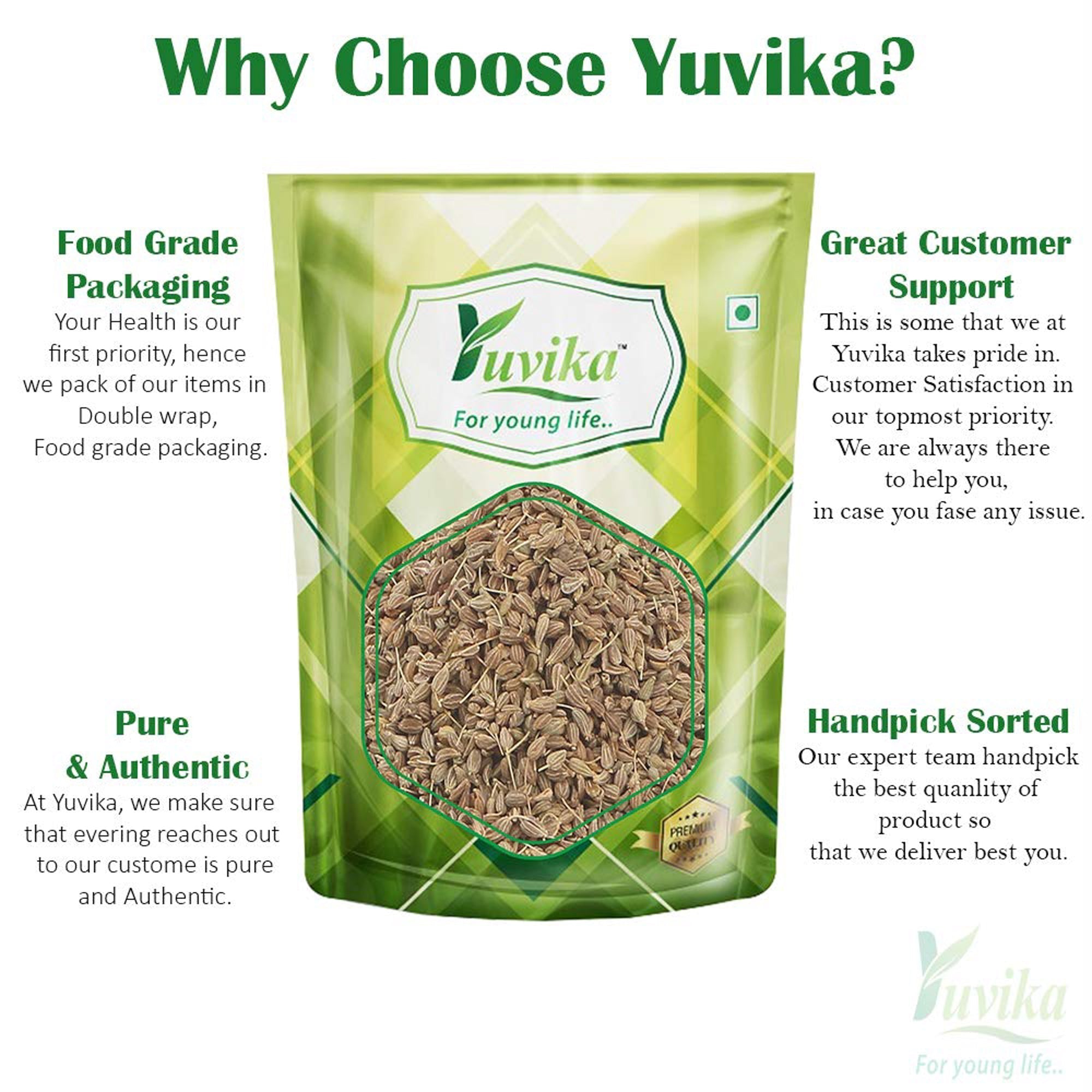 Yuvika Anesu Asli - Saunf Rome - Foeniculum Vulgare - fennel Fruit