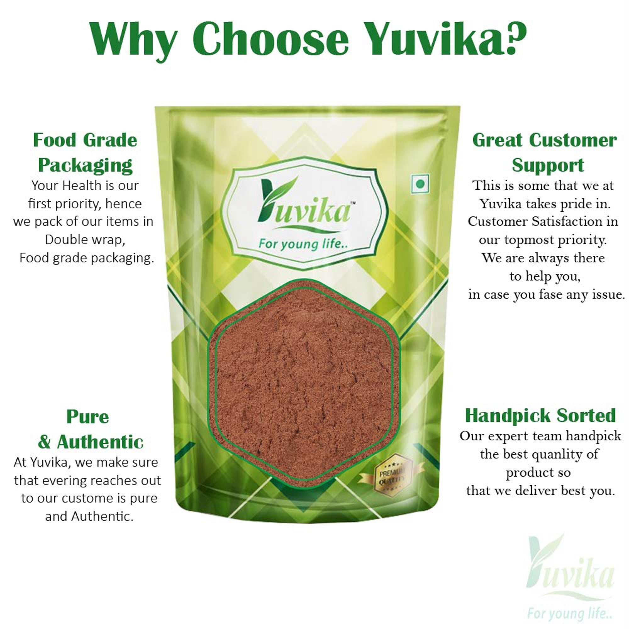 Yuvika Gudhal Phool Powder - Jaswand - Hibiscus Rosa Sinensis - Hibicus Flower Powder