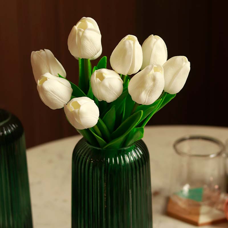 The Lisse | Artificial Tulips Pack of 10 flowers