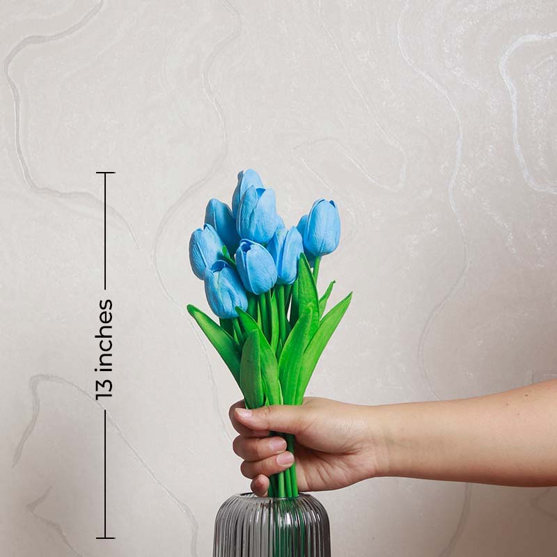 The Lisse | Artificial Tulips Pack of 10 flowers
