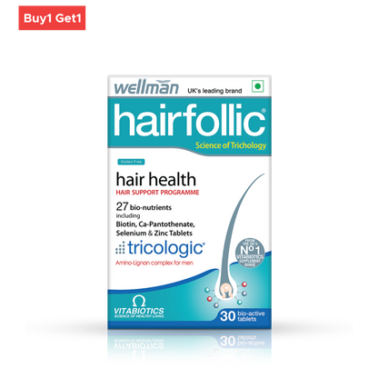 Vitabiotics Wellman Hairfollic - 30 tabs