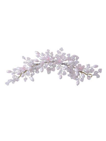 NVR Women's Embellished Beaded Hair Accessory Set