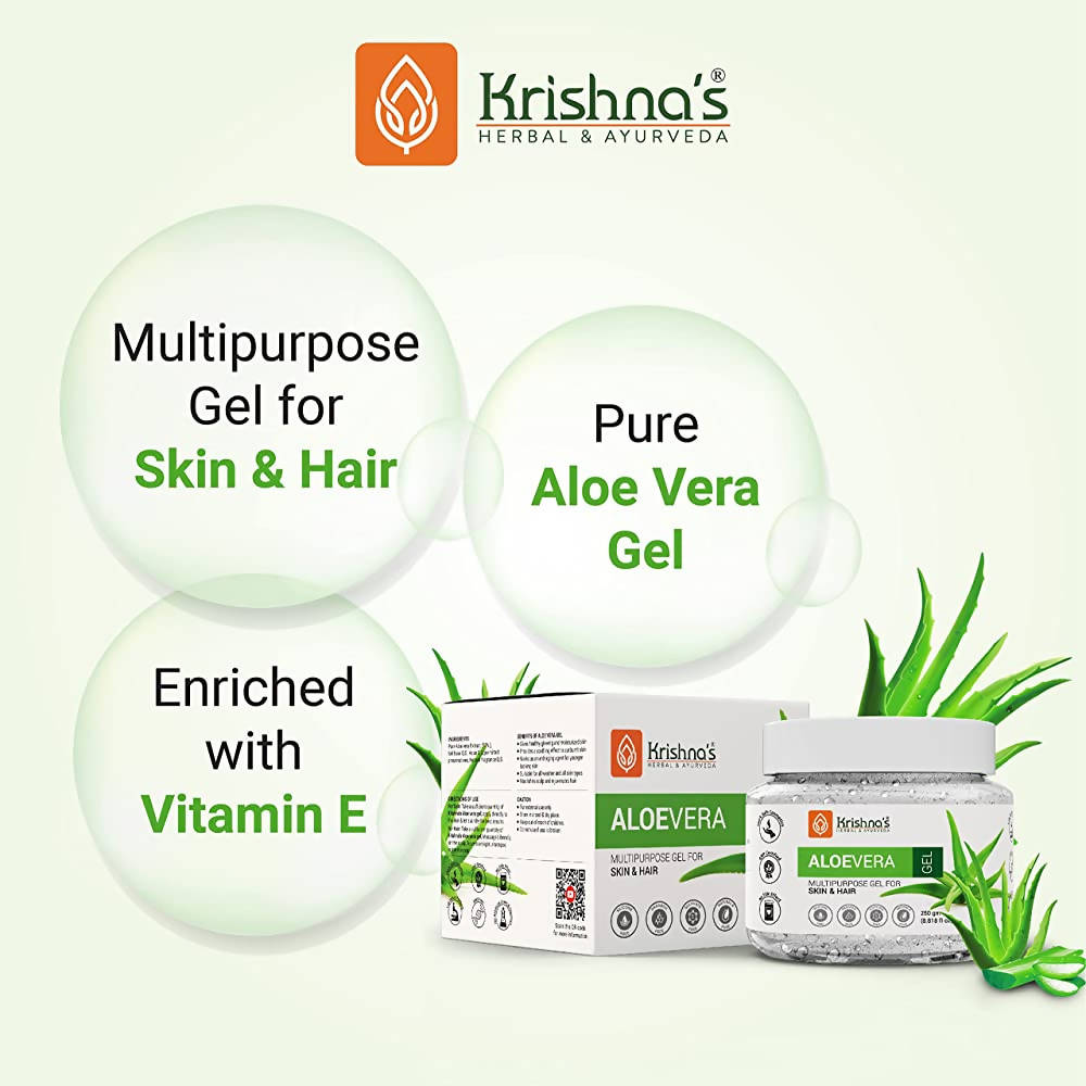 Krishna's Herbal & Ayurveda Aloevera Gel - 250 gms