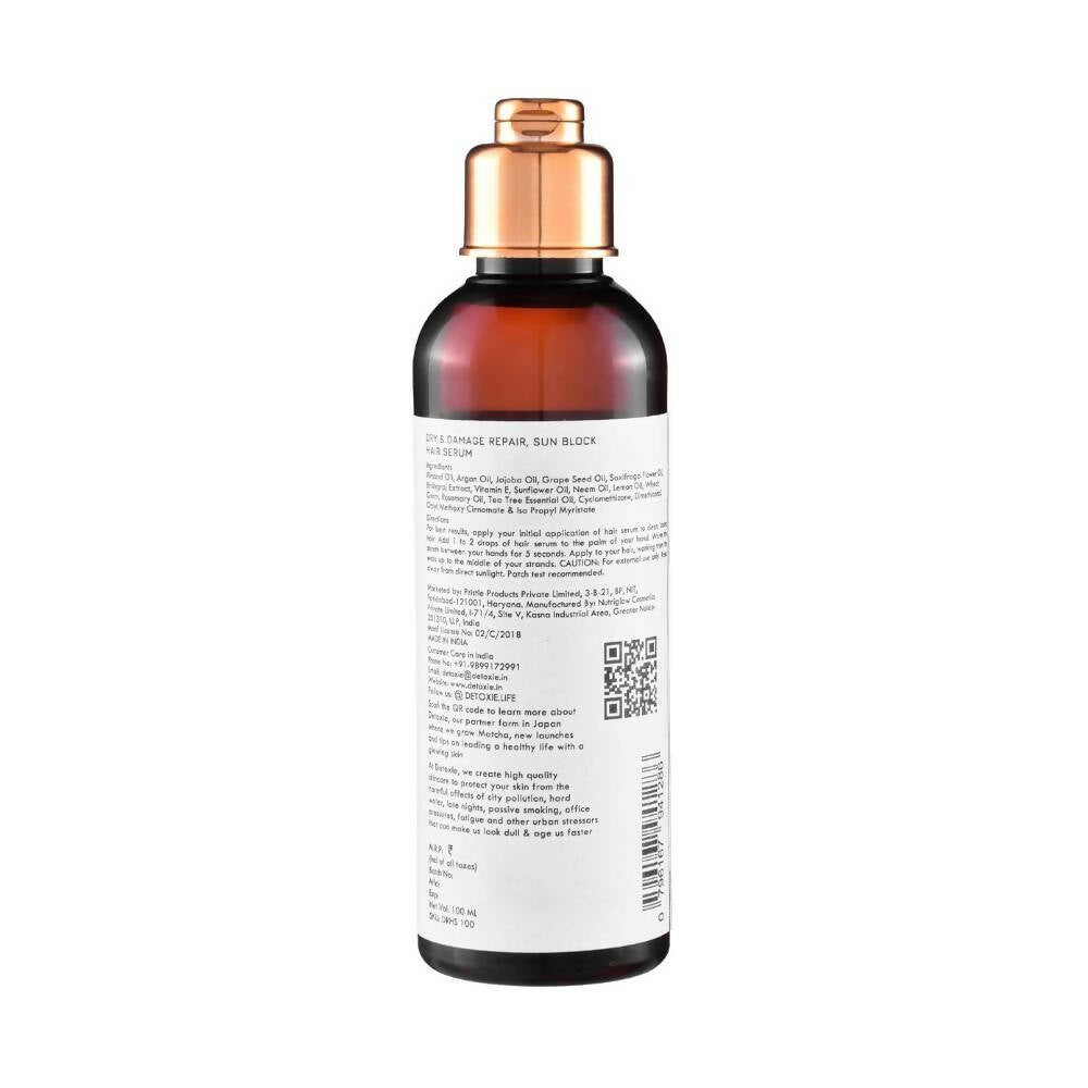 Detoxie Dry & Damage Repair Sun Block Hair Serum - 100 ml