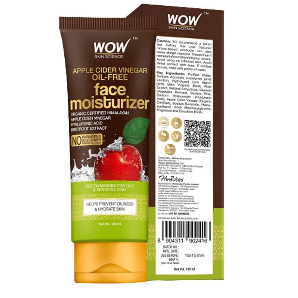 Wow Skin Science Apple Cider Vinegar Oil Free Face Moisturizer - 100 ml