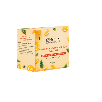 Globus Naturals Vitamin C & Hyaluronic Acid Facial Kit