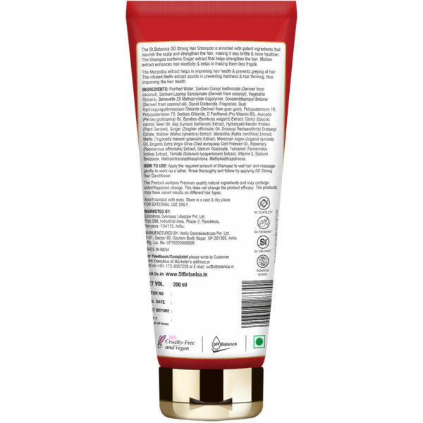 St.Botanica Go Strong Hair Shampoo - 200 ml