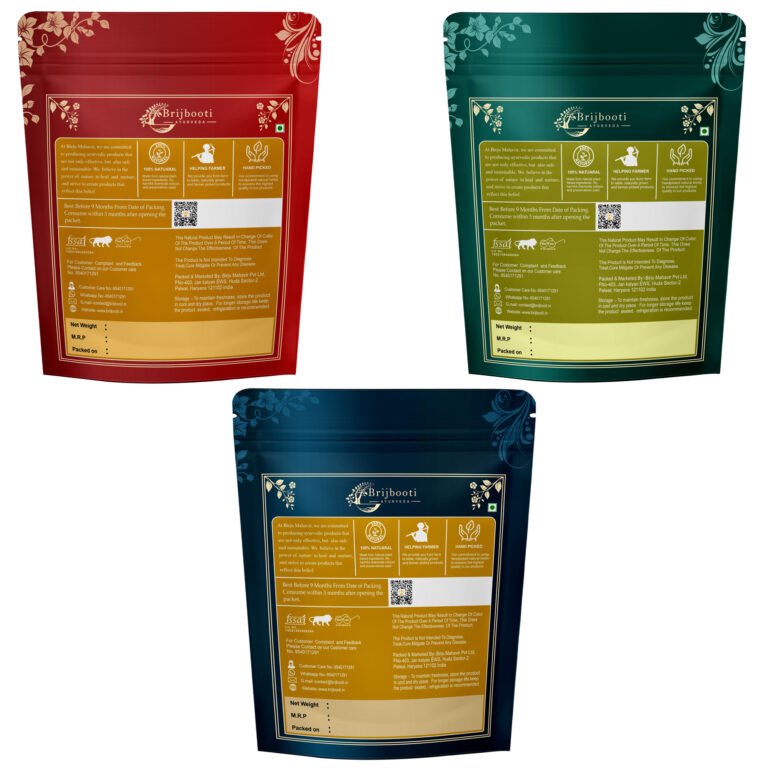 Brijbooti Birju Mahavir Ashwagandha & Safed Musli & Shatavari Powder Combo