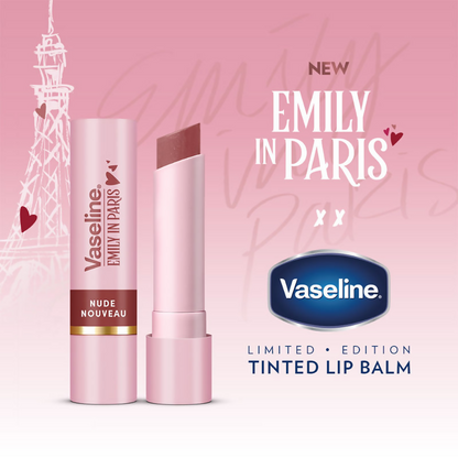 Vaseline Emily In Paris Tinted Lip Balm Stick - Nude Nouveau