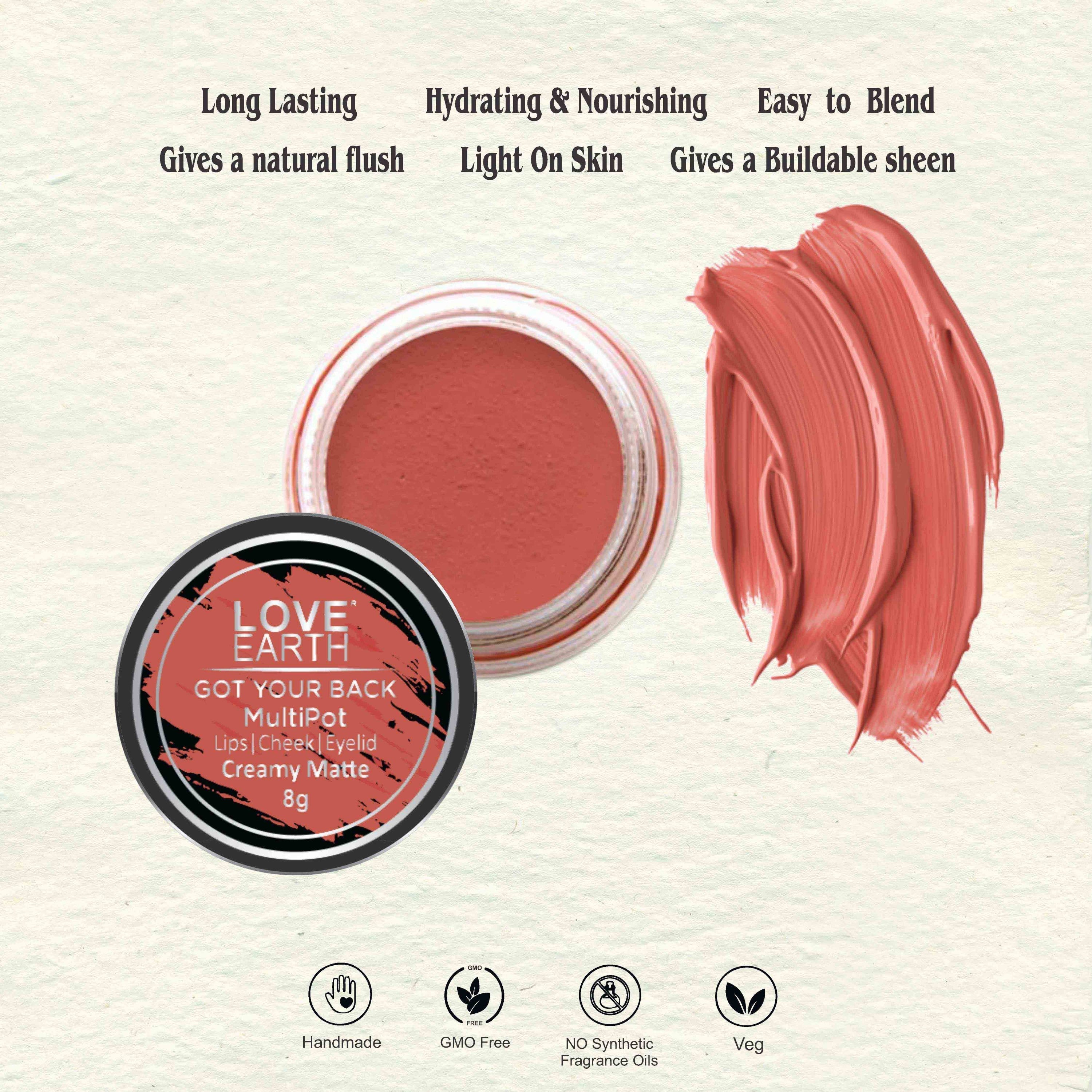 Love Earth Got Your Back Multipot Lip And Cheek Tint - 8 gms
