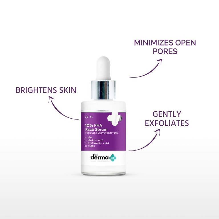 The Derma Co 10% Pha Face Serum For Dull & Uneven Skin Tone - 30 ml