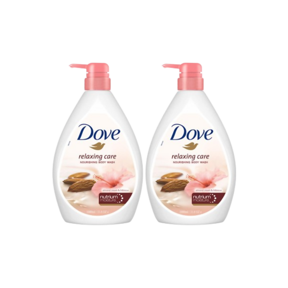 Dove Body Wash - Relaxing Care Almond Cream & Hibiscus Nourishing