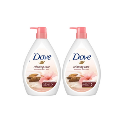 Dove Body Wash - Relaxing Care Almond Cream & Hibiscus Nourishing