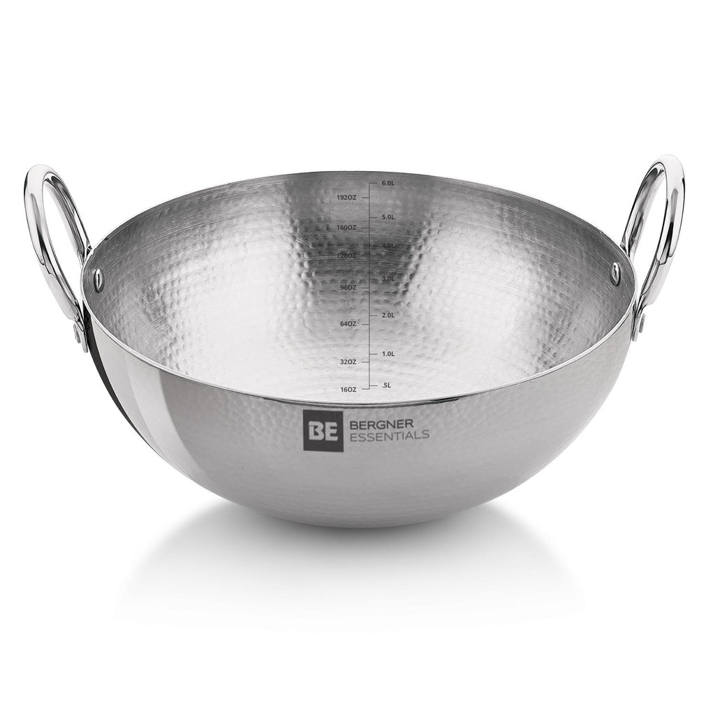 Bergner BE Essentials Thala Hammered Kadai 28cm