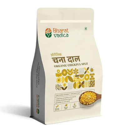 Bharat Vedica Organic Chickpea Split - Organic Chana Dal