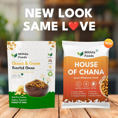 Mithila Foods Cheese & Cream Roasted Chana
