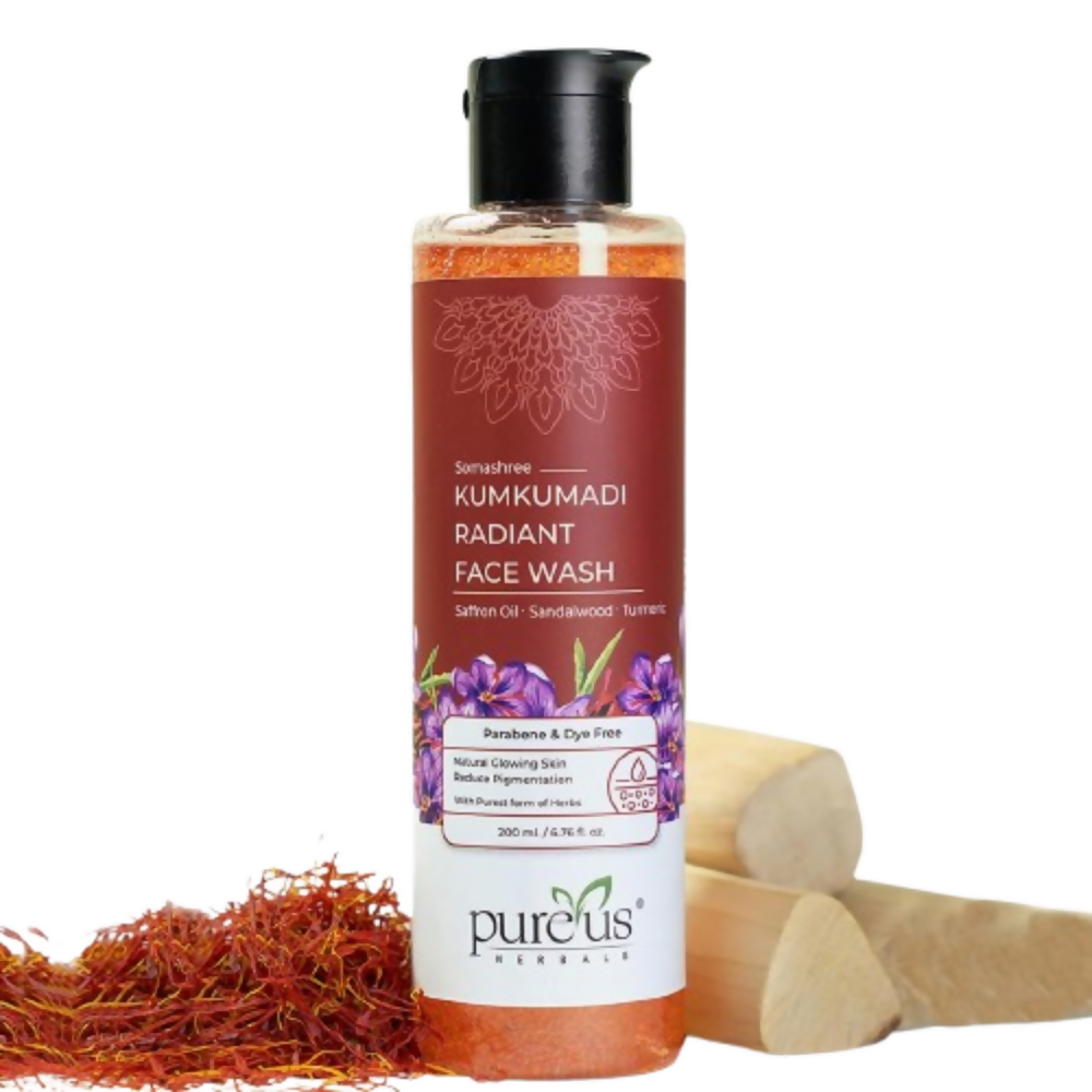Pureus Herbals Somashree Kumkumadi Radiant Face Wash
