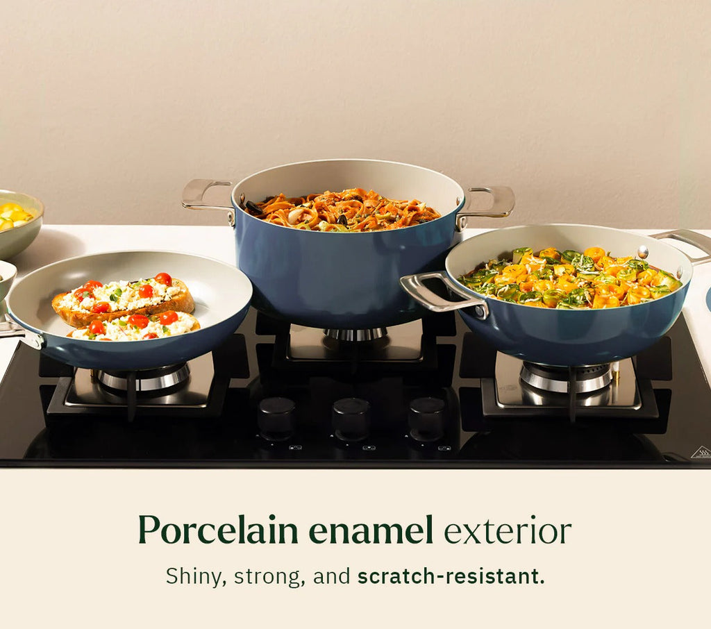Ember Complete Cookware Set of 4 Stainless Steel Handle
