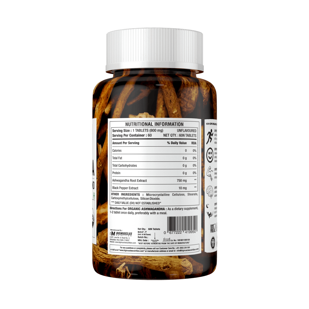 Bigmuscle Nutrition Ashwagandha - 60 tabs