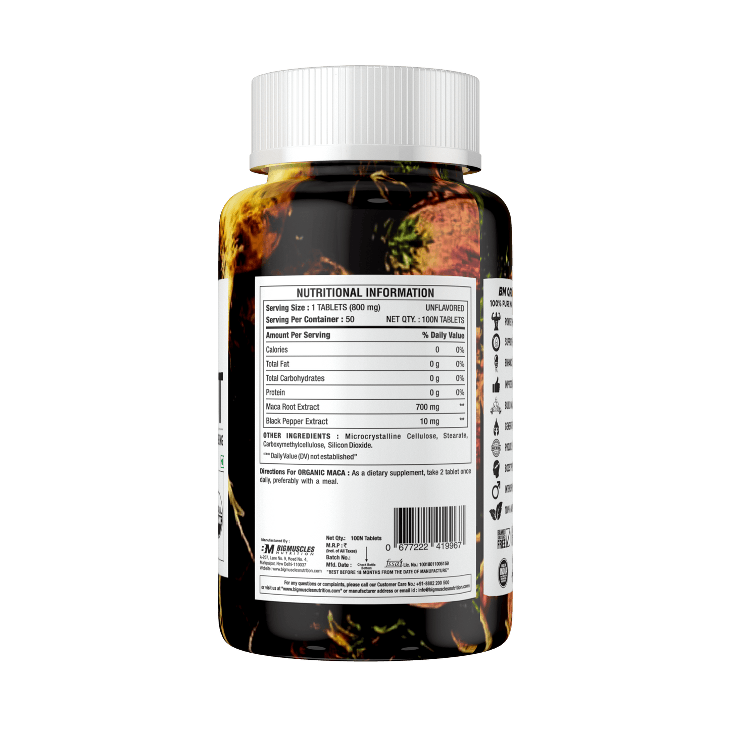 Bigmuscle Nutrition Maca Root - 50 tabs