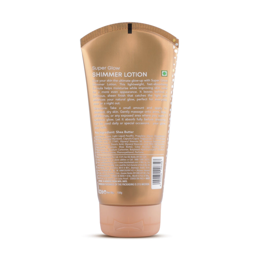 Lotus Herbals Super Glow Shimmer Lotion - 150 ml