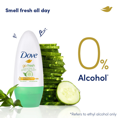 Dove Roll-On Deodorant Cucumber & Green Moisturising Cream