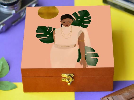 Collectibles India Wood Gift Box