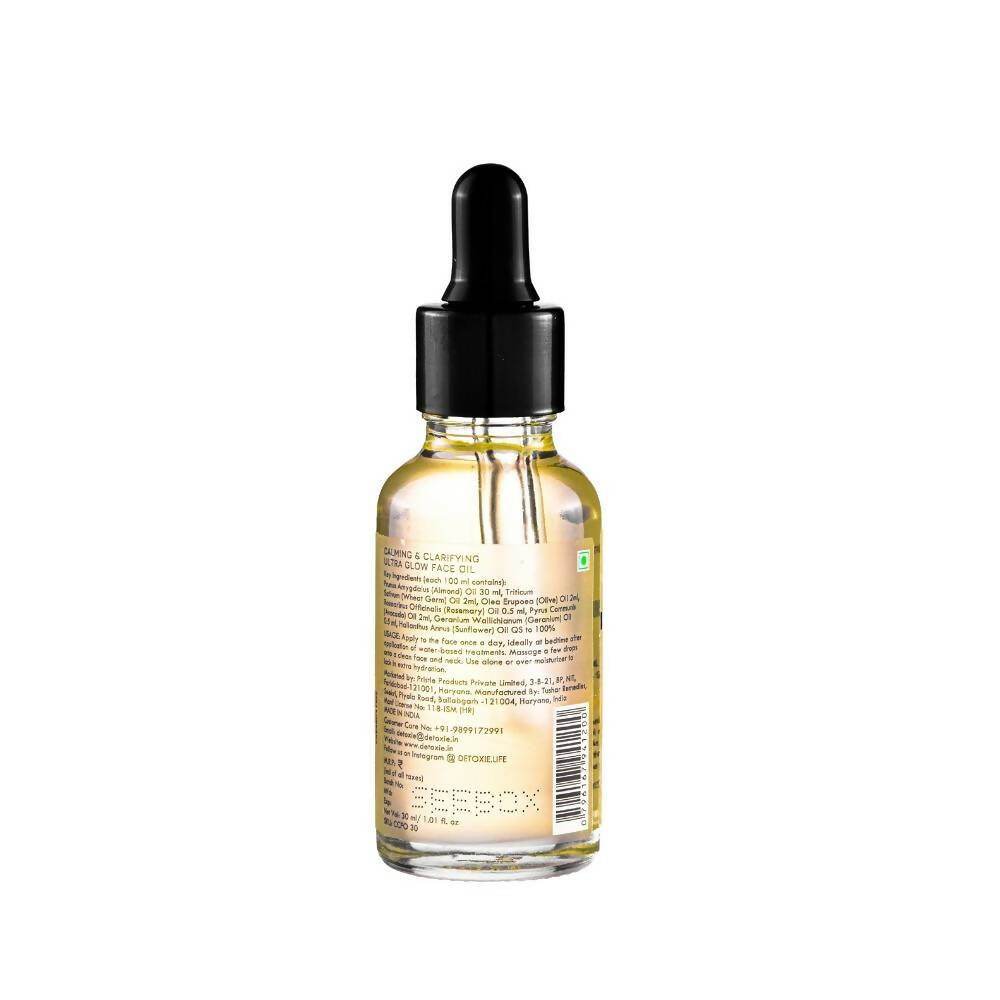 Detoxie Calming & Clarifying Ultra Glow Face Oil - 30 ml