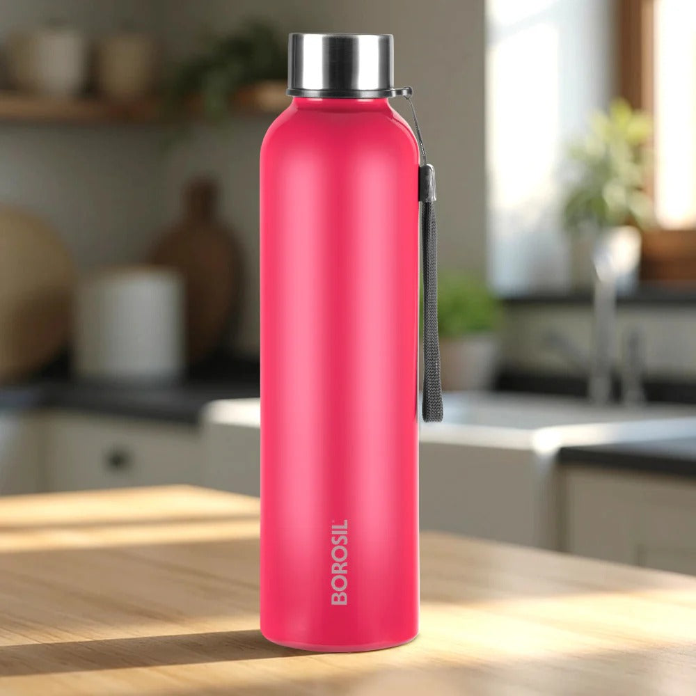 Borosil Laguna Stainless Steel Bottle 1L