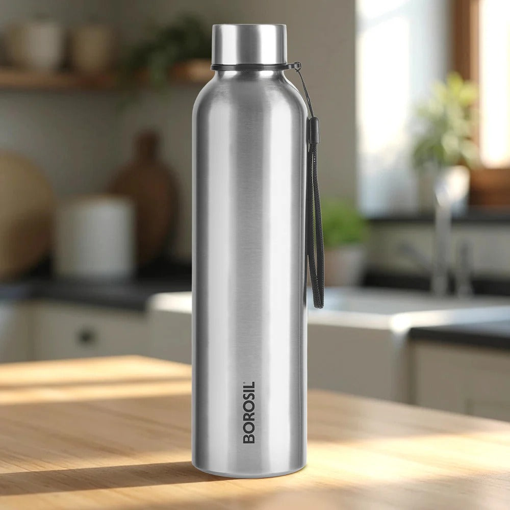 Borosil Laguna Stainless Steel Bottle 1L