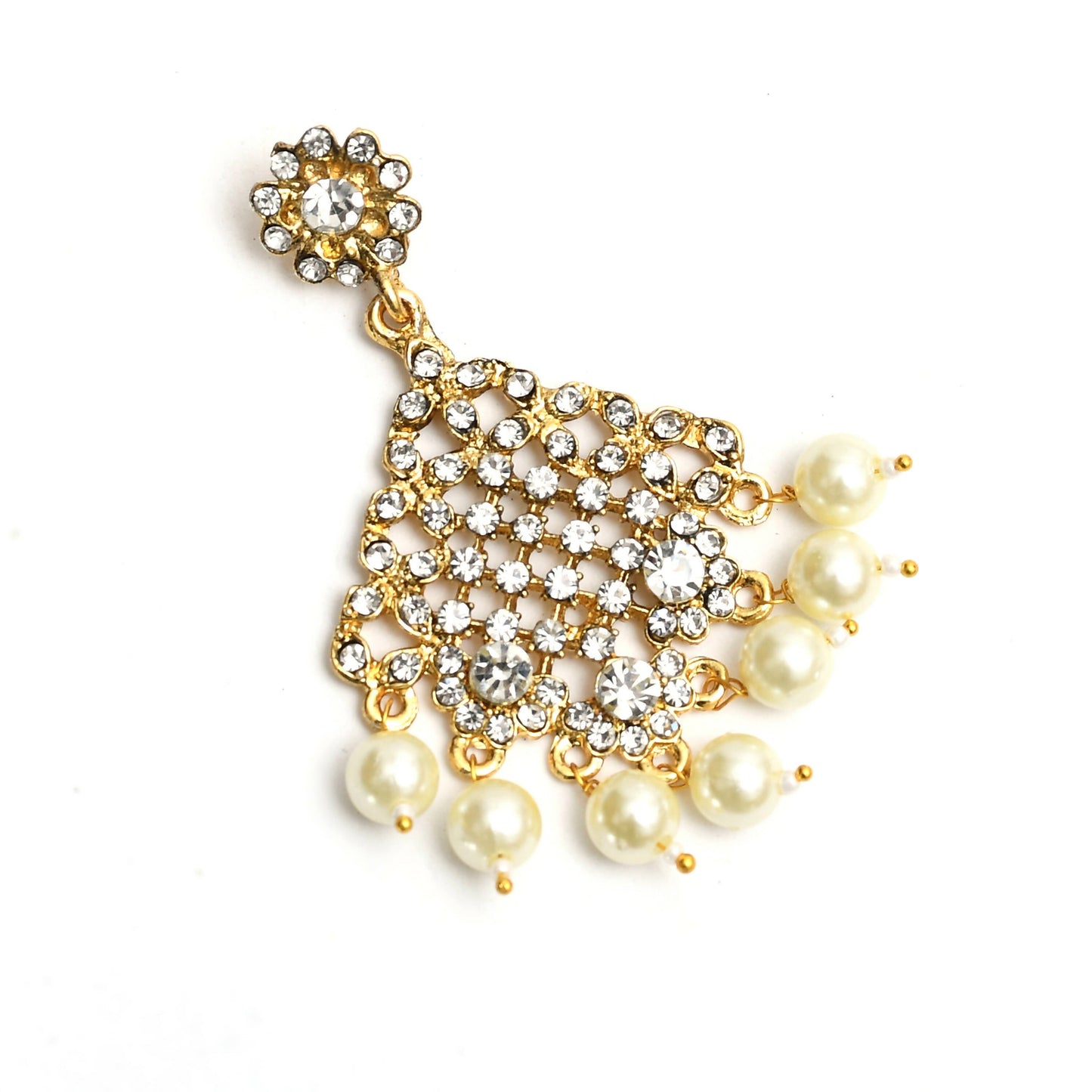 Mominos Fashion Johar Kamal Traditional Rajwadi Design Heavy Golden Necklace Set