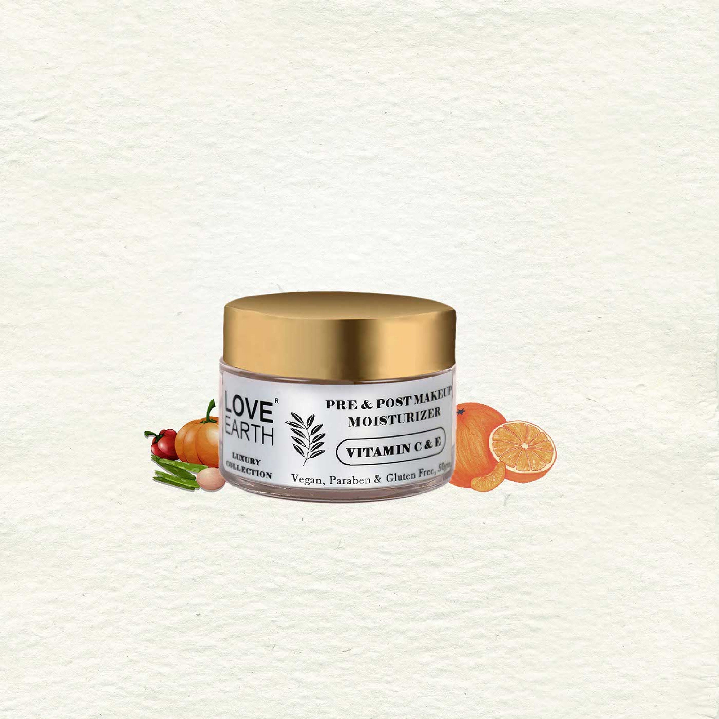 Love Earth Pre & Post Makeup Moisturizer - 50 gms