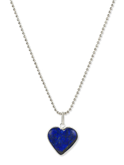 Women's Silver-Toned Blue Silver-Plated Handcrafted Chain - Ruby Raang