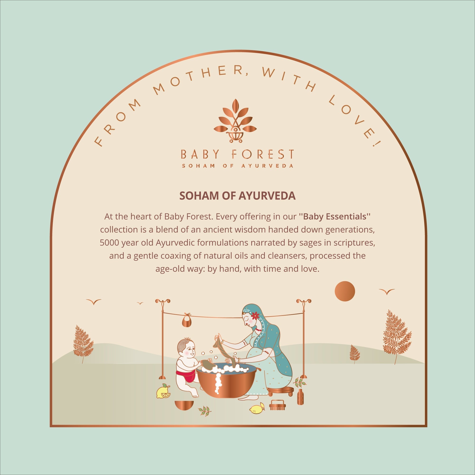 Baby Forest Mridul Poshaak Liquid Detergent for Baby’s Clothes - 500 gms
