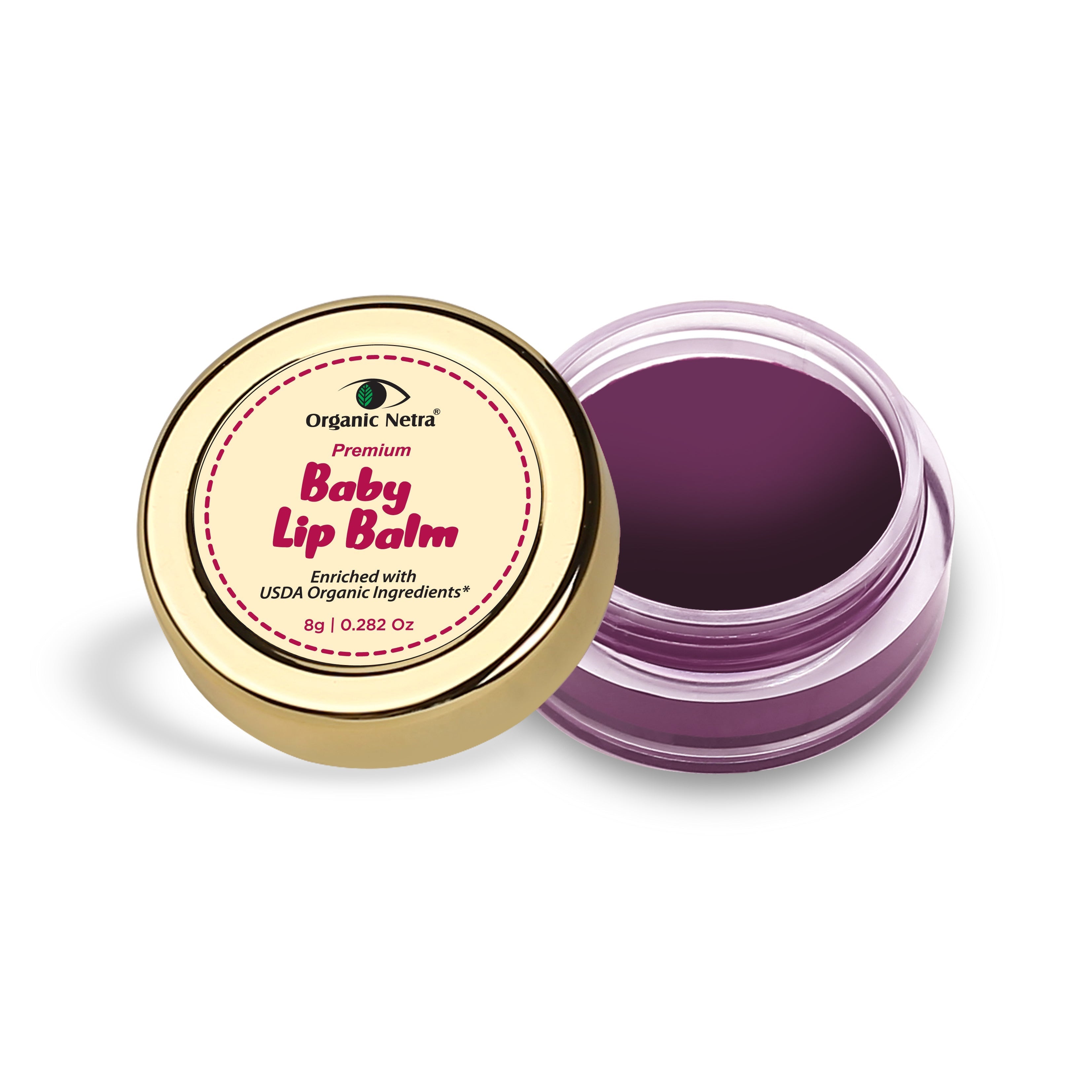 Organic Netra Beetroot Baby Lip Balm - 8 gms