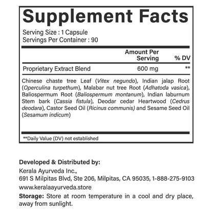Kerala Ayurveda USA Back Support Capsules