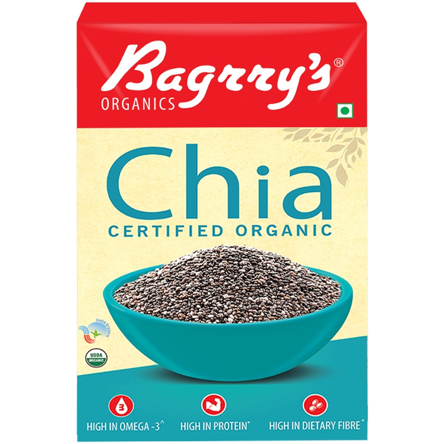 Bagrry's Organic Chia - 150 gms