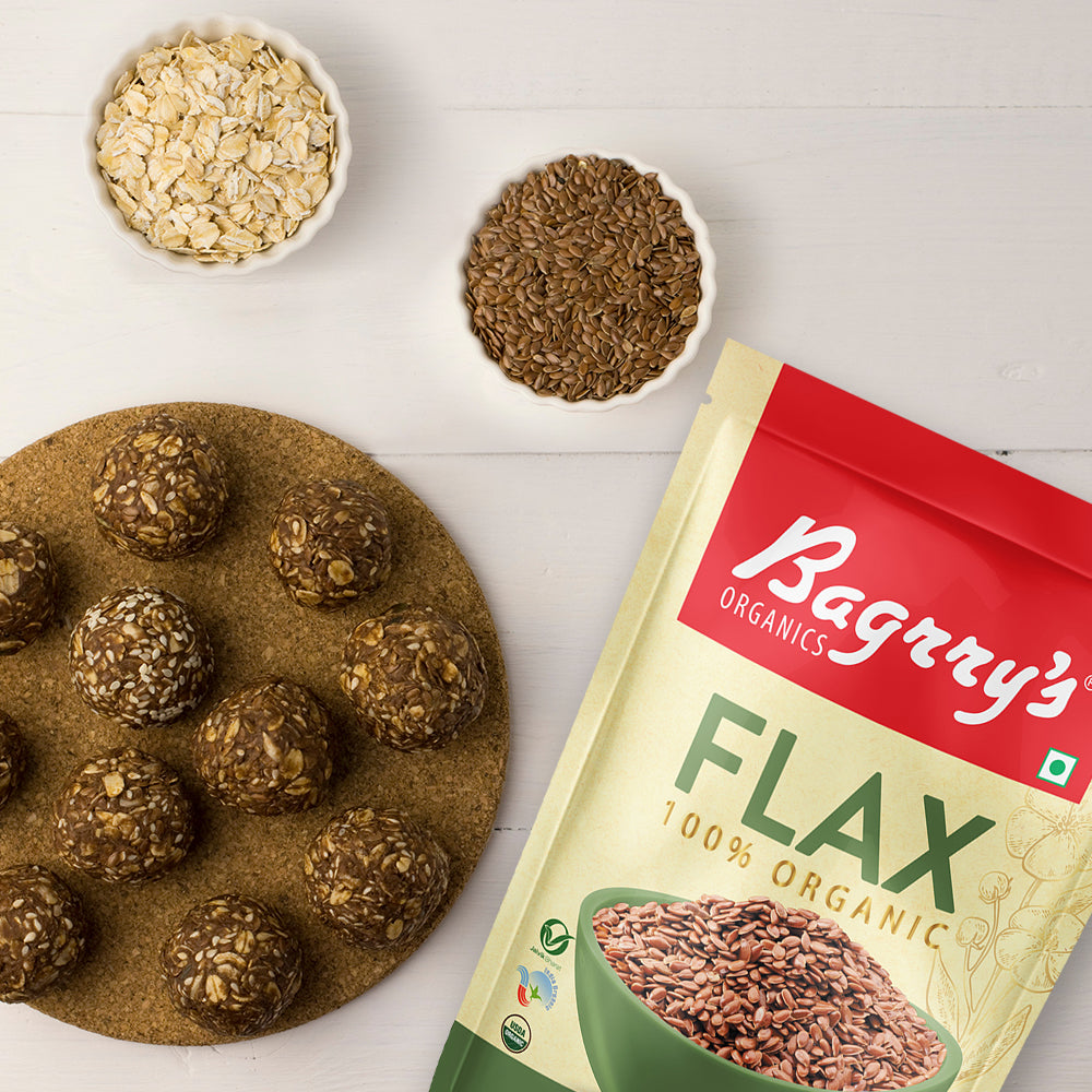 Bagrry's Organic Flax Seeds - 250 gms (Pack of 2)