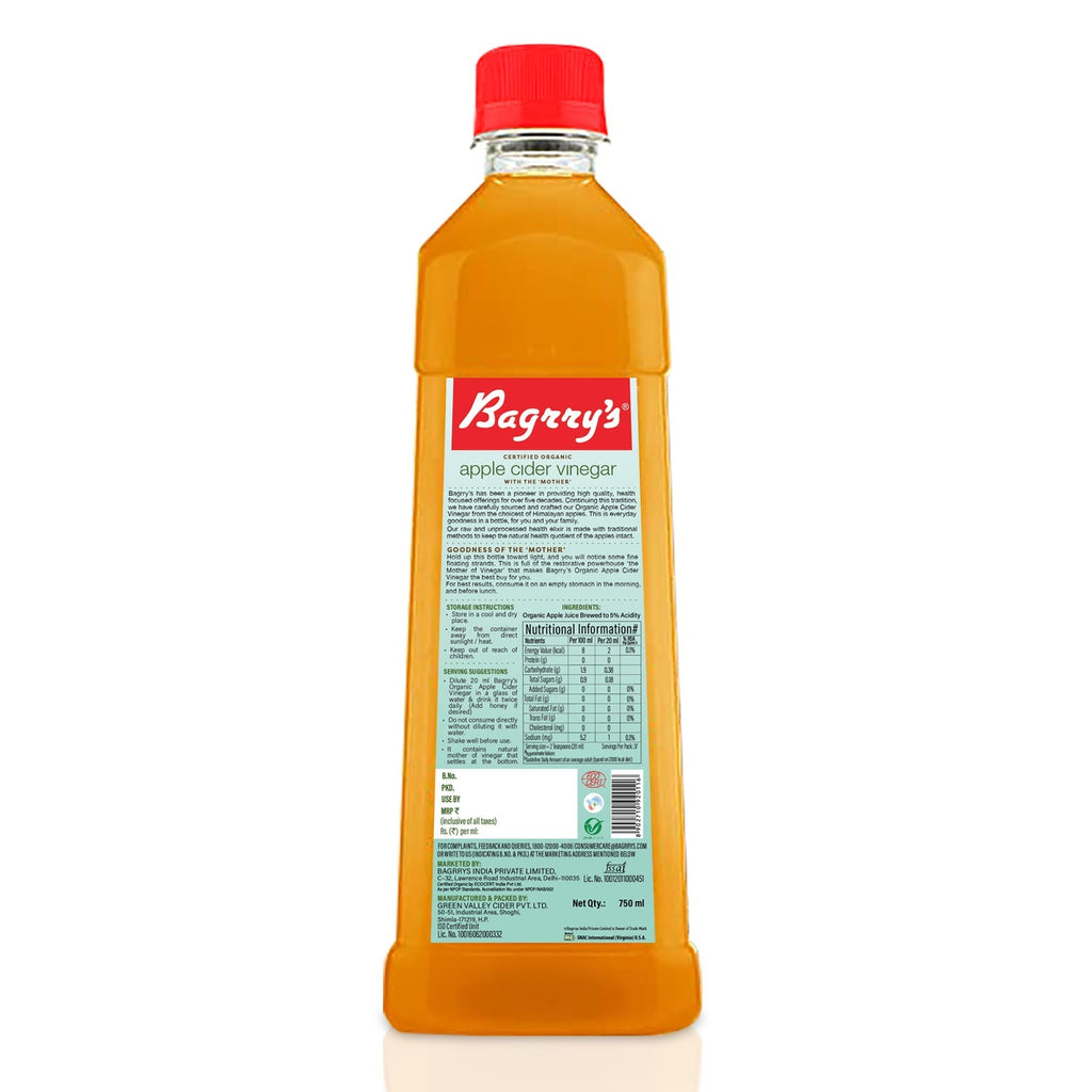 Bagrry's Apple Cider Vinegar - with the 'Mother'