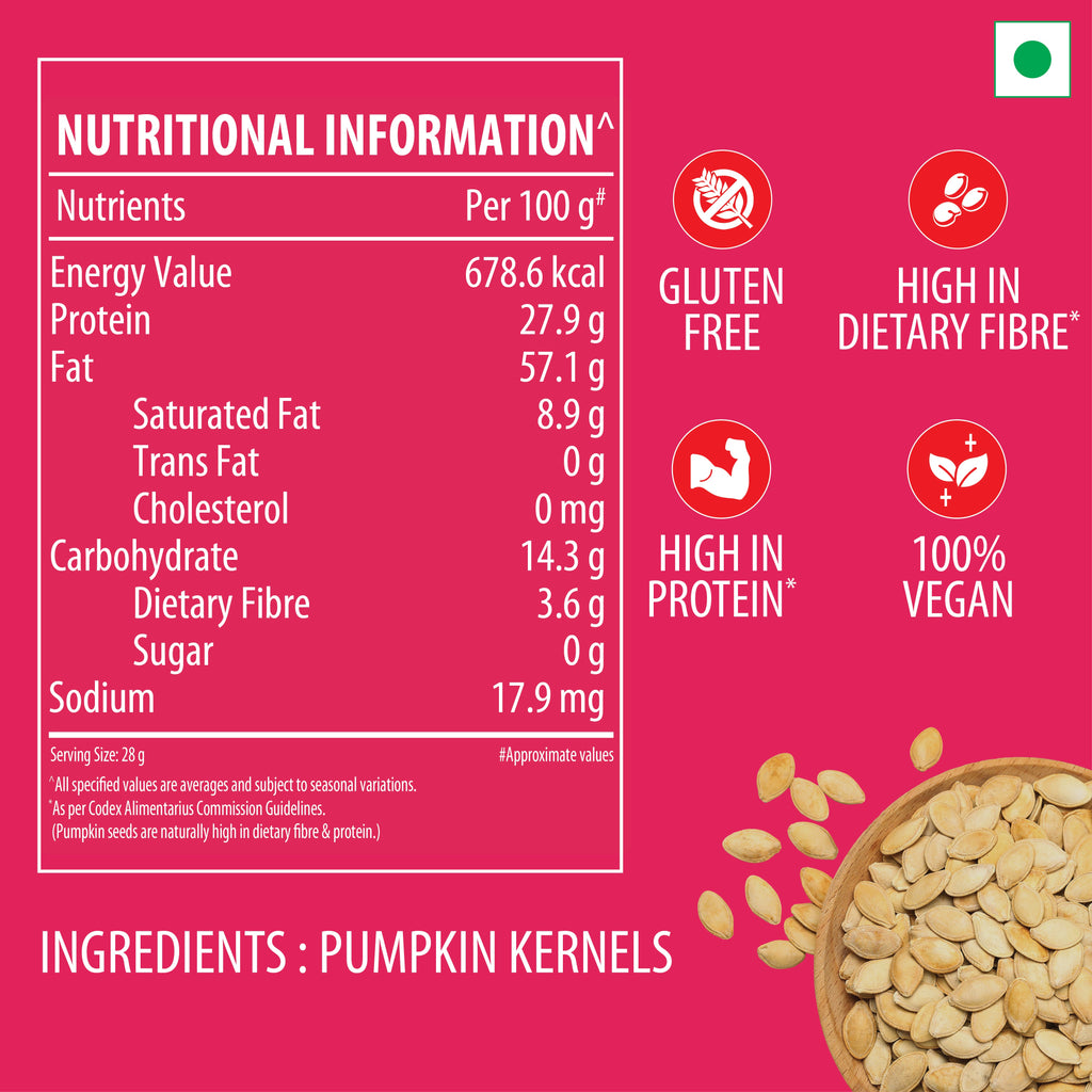 Bagrry's Pumpkin Seeds - 250 gms