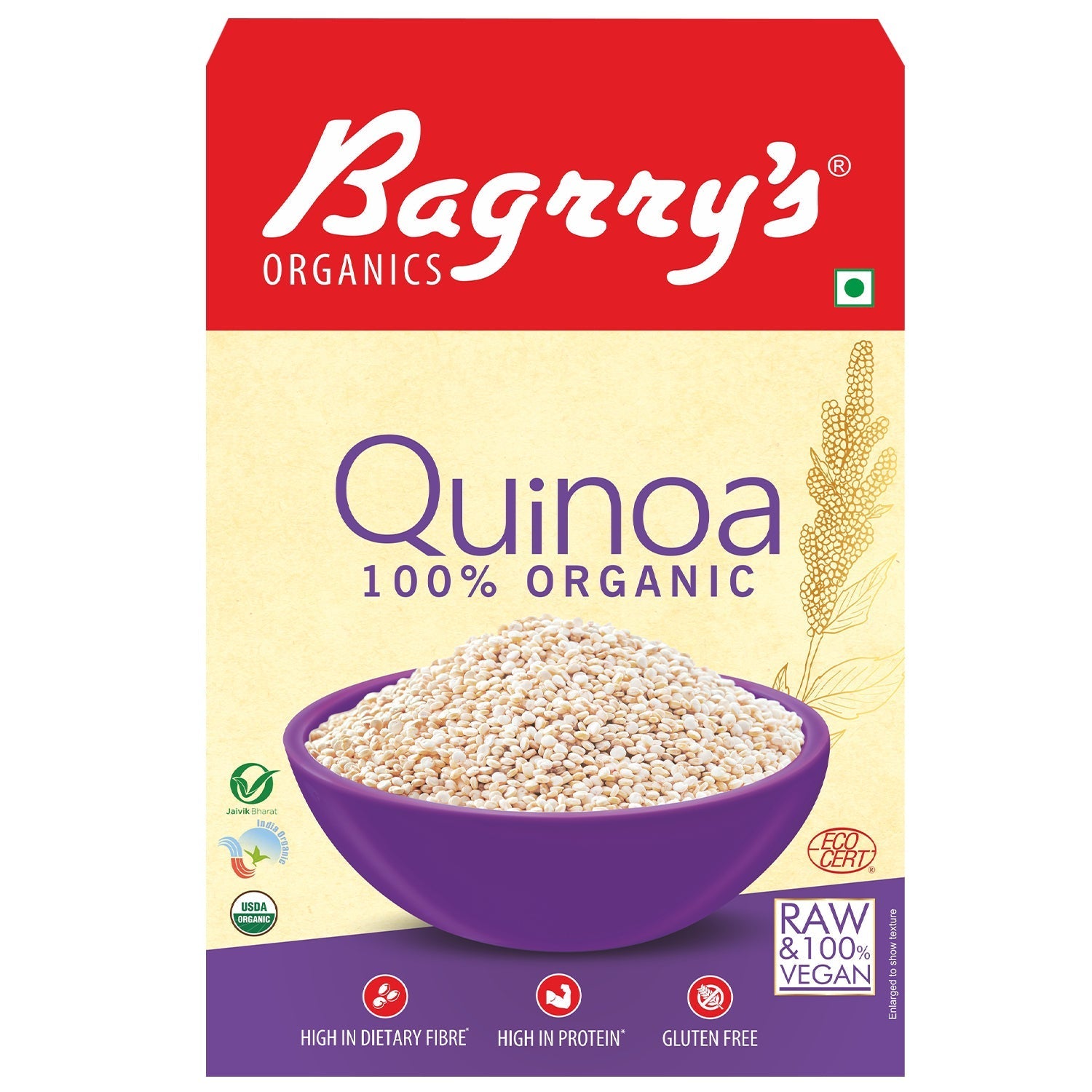 Bagrry's Organic Quinoa - 500 gms