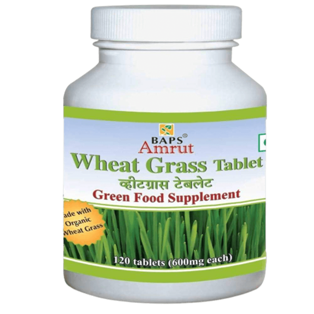 Baps Amrut Wheat Grass Tablets - 120 tabs