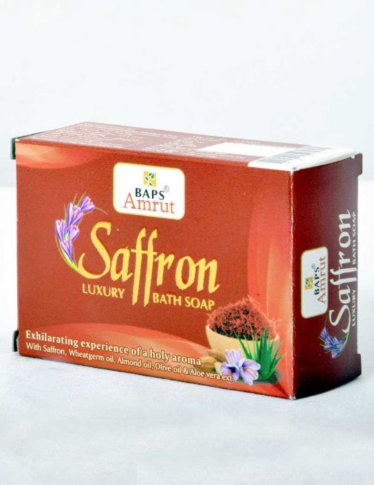 Baps Amrut Saffron Luxury Bath Soap - 100 gms