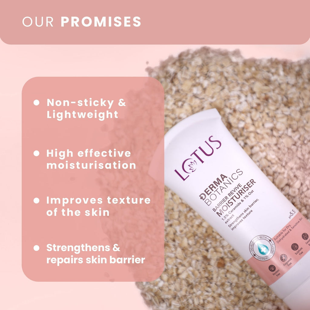 Lotus DermaBotanics Barrier Revive Moisturiser - 50 gms