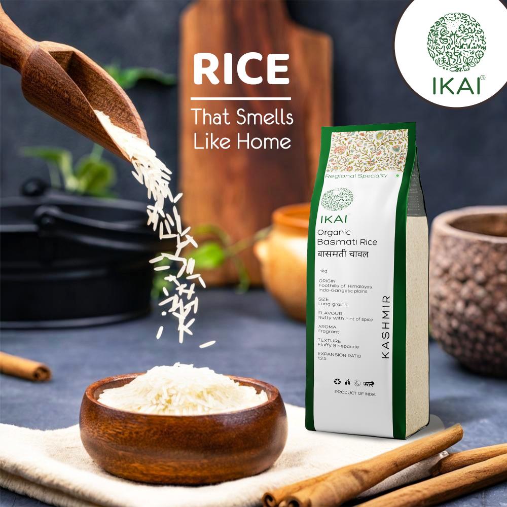 IKAI Organic Basmati Rice (Long Grain)