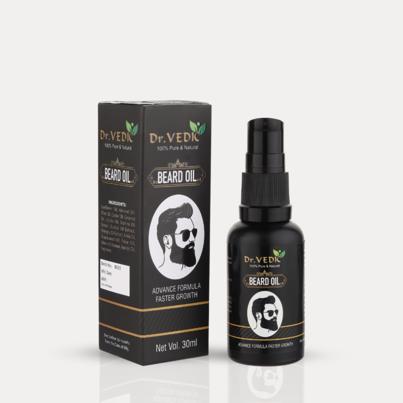 Dr. Vedic Beard Growth Oil - 30 Ml